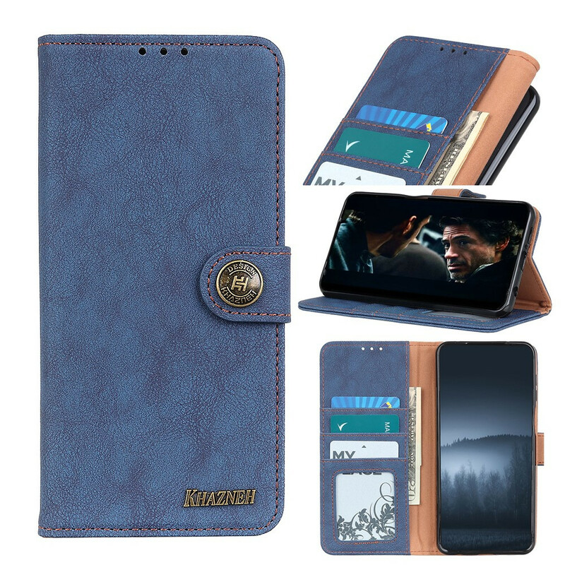 Housse Samsung Galaxy M21 Simili Cuir Fendu Rétro KHAZNEH Housse Samsung Galaxy M21 Simili Cuir Fendu Rétro KHAZNEH