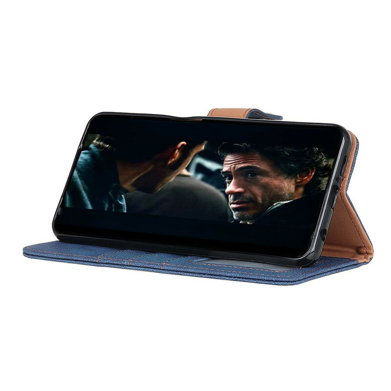 Housse Samsung Galaxy M21 Simili Cuir Fendu Rétro KHAZNEH Housse Samsung Galaxy M21 Simili Cuir Fendu Rétro KHAZNEH