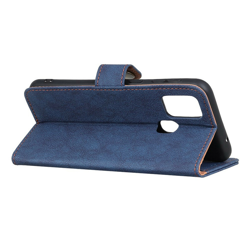 Housse Samsung Galaxy M21 Simili Cuir Fendu Rétro KHAZNEH Housse Samsung Galaxy M21 Simili Cuir Fendu Rétro KHAZNEH