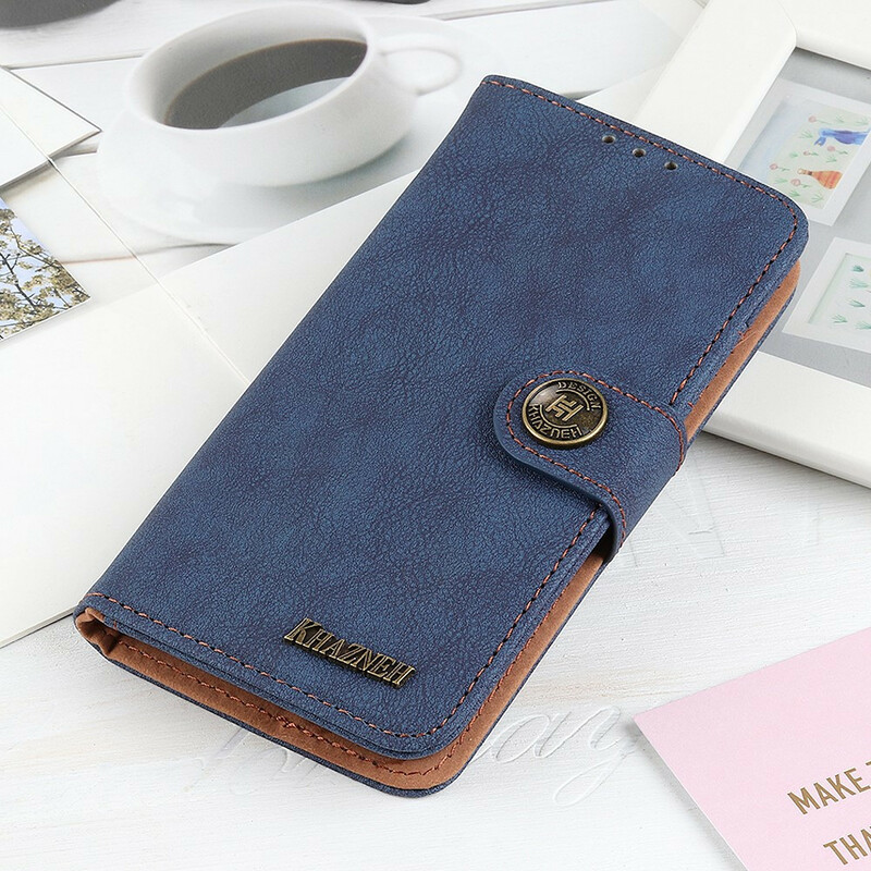 Housse Samsung Galaxy M21 Simili Cuir Fendu Rétro KHAZNEH Housse Samsung Galaxy M21 Simili Cuir Fendu Rétro KHAZNEH