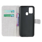 Housse Samsung Galaxy M21 Plume à Lanière Housse Samsung Galaxy M21 Plume à Lanière