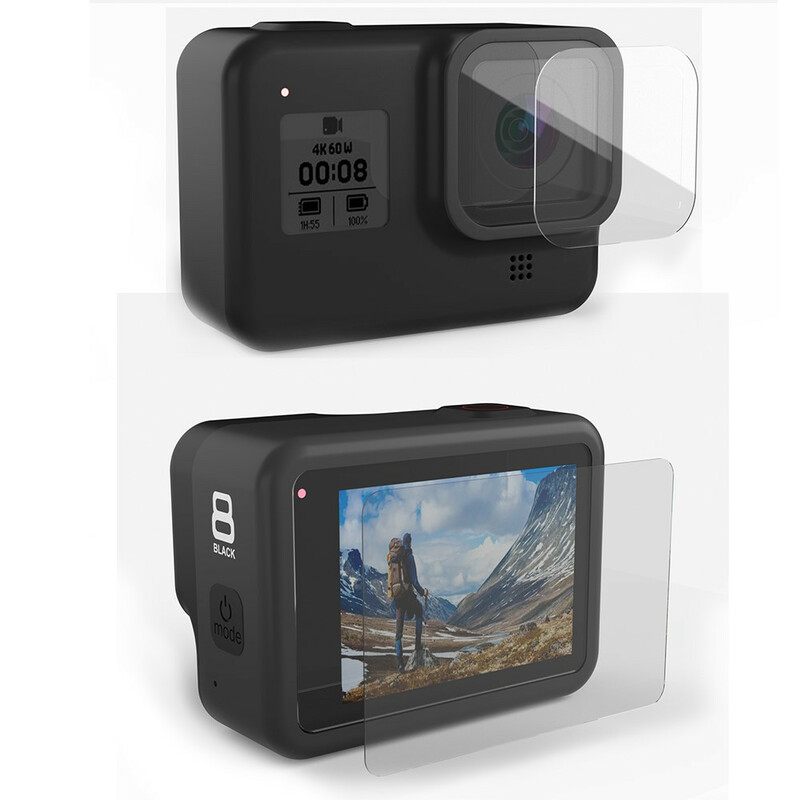 Protecteur Écran Verre Trempé SHEINGKA GoPro Hero 8 Protecteur Écran Verre Trempé SHEINGKA GoPro Hero 8