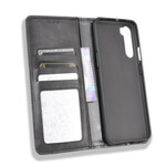Flip Cover OnePlus Nord Effet Cuir Vintage Stylisé Flip Cover OnePlus Nord Effet Cuir Vintage Stylisé