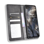 Flip Cover OnePlus Nord Effet Cuir Vintage Stylisé Flip Cover OnePlus Nord Effet Cuir Vintage Stylisé