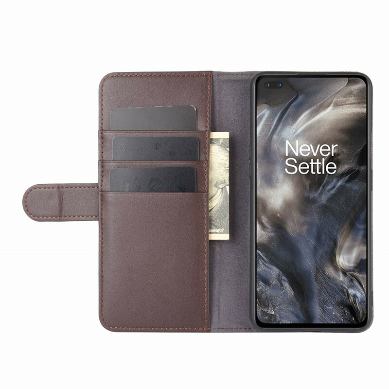 Housse OnePlus Nord Cuir Véritable Housse OnePlus Nord Cuir Véritable