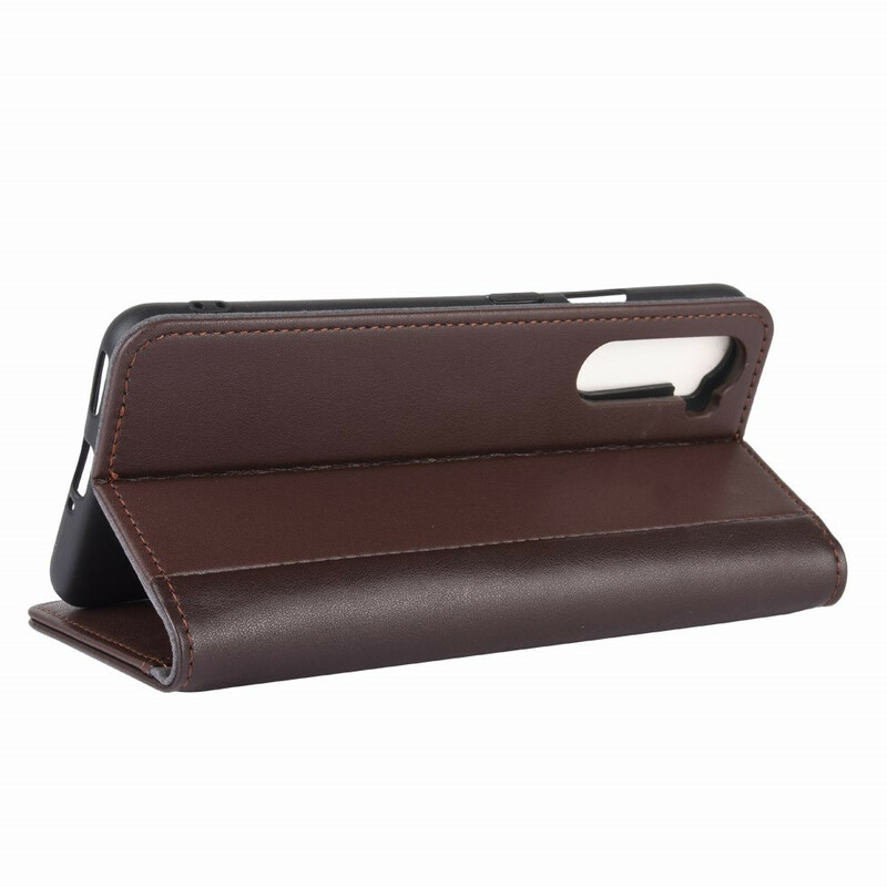 Housse OnePlus Nord Cuir Véritable Housse OnePlus Nord Cuir Véritable