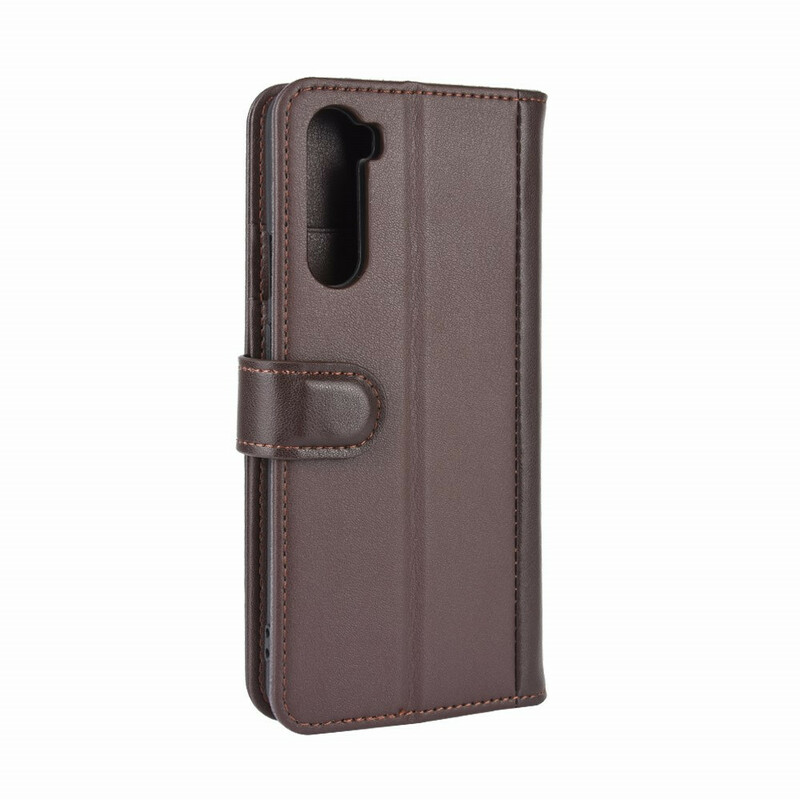 Housse OnePlus Nord Cuir Véritable Housse OnePlus Nord Cuir Véritable