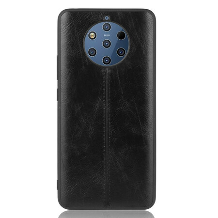 Coque Nokia 9 PureView Effet Cuir Couture