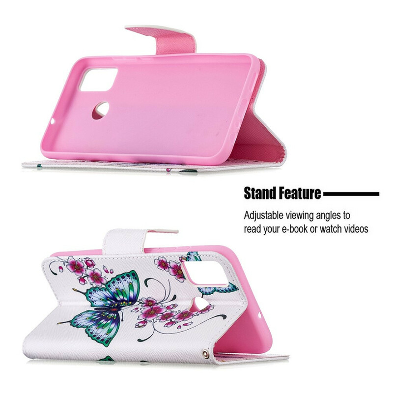 Housse Honor 9X Lite Papillons Rois Housse Honor 9X Lite Papillons Rois