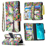 Housse Honor 9X Lite Poche Zippée Arbre Housse Honor 9X Lite Poche Zippée Arbre