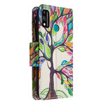 Housse Honor 9X Lite Poche Zippée Arbre Housse Honor 9X Lite Poche Zippée Arbre