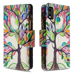 Housse Honor 9X Lite Poche Zippée Arbre Housse Honor 9X Lite Poche Zippée Arbre