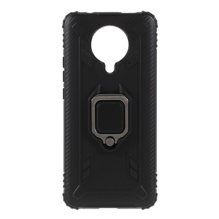 Coque Xiaomi Poco F2 Pro Ring et Fibre Carbone