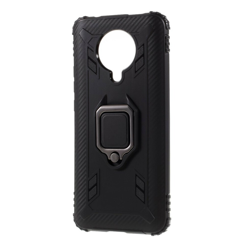 Coque Xiaomi Poco F2 Pro Ring et Fibre Carbone Coque Xiaomi Poco F2 Pro Ring et Fibre Carbone