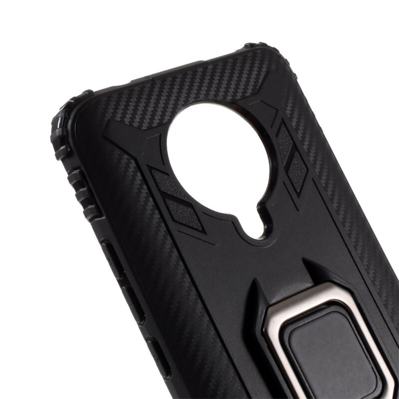 Coque Xiaomi Poco F2 Pro Ring et Fibre Carbone