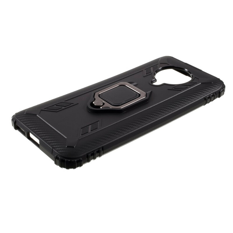 Coque Xiaomi Poco F2 Pro Ring et Fibre Carbone Coque Xiaomi Poco F2 Pro Ring et Fibre Carbone