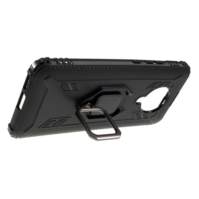 Coque Xiaomi Poco F2 Pro Ring et Fibre Carbone Coque Xiaomi Poco F2 Pro Ring et Fibre Carbone