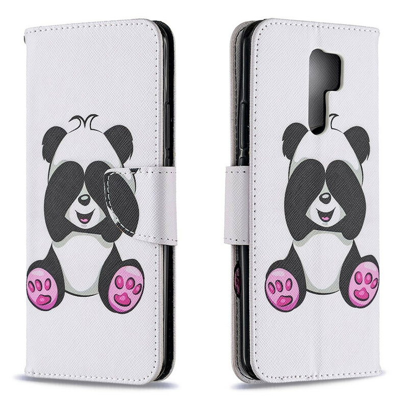 Housse Xiaomi Redmi 9 Panda Fun