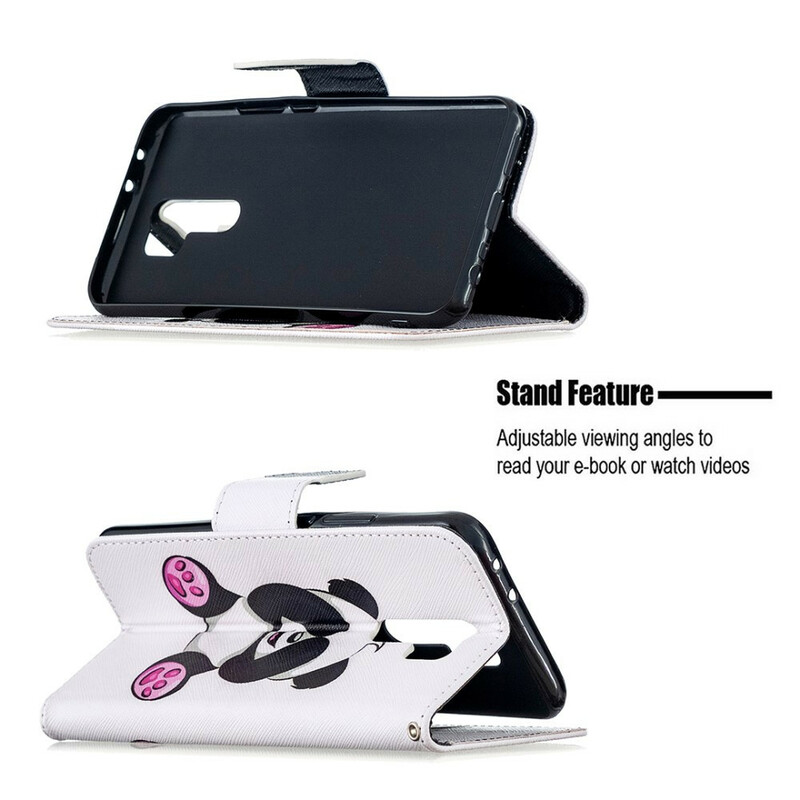 Housse Xiaomi Redmi 9 Panda Fun Housse Xiaomi Redmi 9 Panda Fun