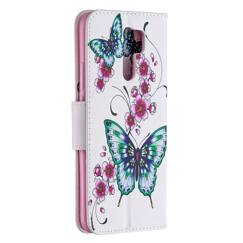 Housse Xiaomi Redmi 9 Incroyables Papillons Housse Xiaomi Redmi 9 Incroyables Papillons
