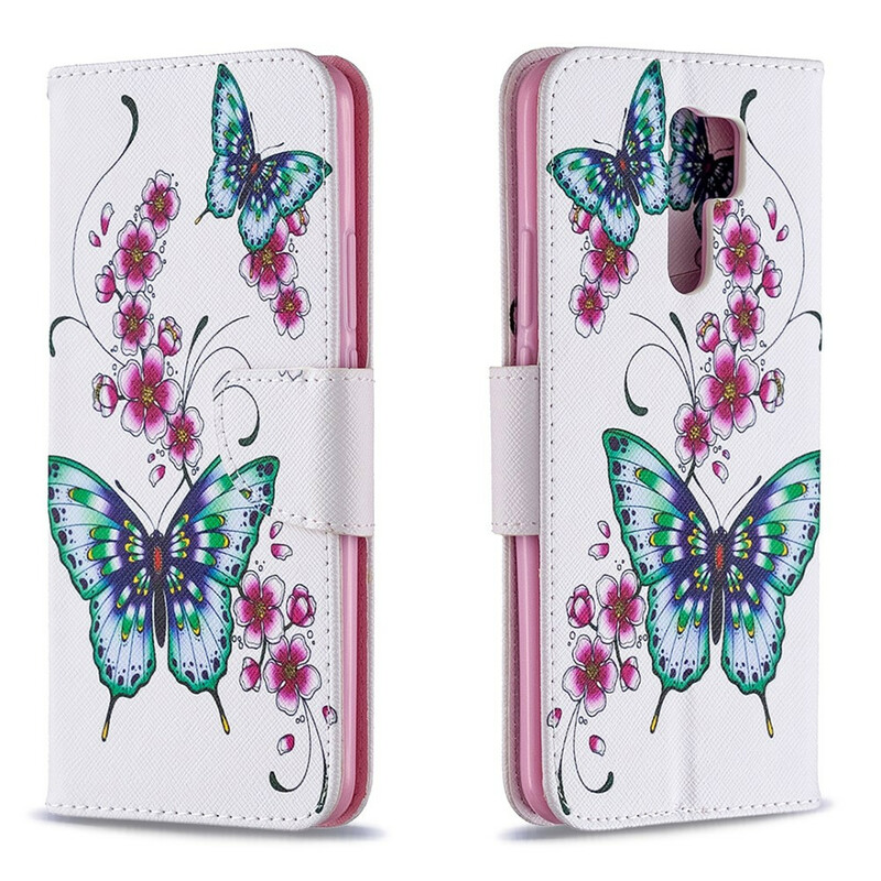 Housse Xiaomi Redmi 9 Incroyables Papillons Housse Xiaomi Redmi 9 Incroyables Papillons