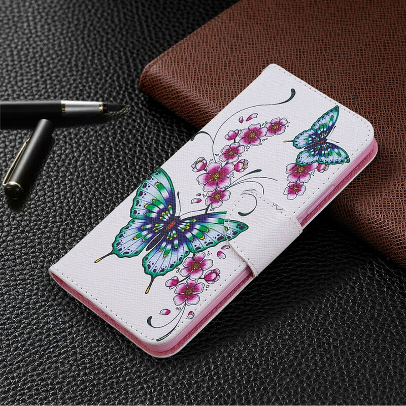 Housse Xiaomi Redmi 9 Incroyables Papillons Housse Xiaomi Redmi 9 Incroyables Papillons