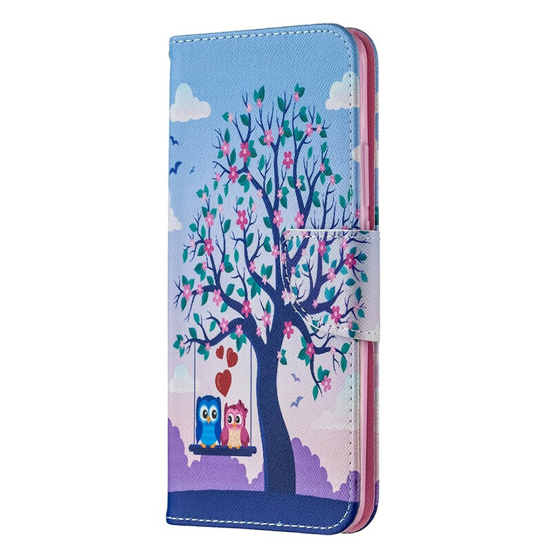 Housse Xiaomi Redmi 9 Hiboux Sur La Balancoire Housse Xiaomi Redmi 9 Hiboux Sur La Balancoire