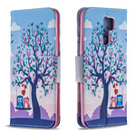 Housse Xiaomi Redmi 9 Hiboux Sur La Balancoire Housse Xiaomi Redmi 9 Hiboux Sur La Balancoire