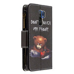 Housse Xiaomi Redmi 9 Poche Zippée Ours Housse Xiaomi Redmi 9 Poche Zippée Ours
