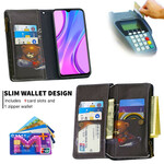 Housse Xiaomi Redmi 9 Poche Zippée Ours Housse Xiaomi Redmi 9 Poche Zippée Ours