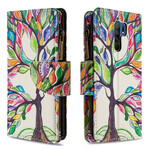 Housse Xiaomi Redmi 9 Poche Zippée Arbre Housse Xiaomi Redmi 9 Poche Zippée Arbre