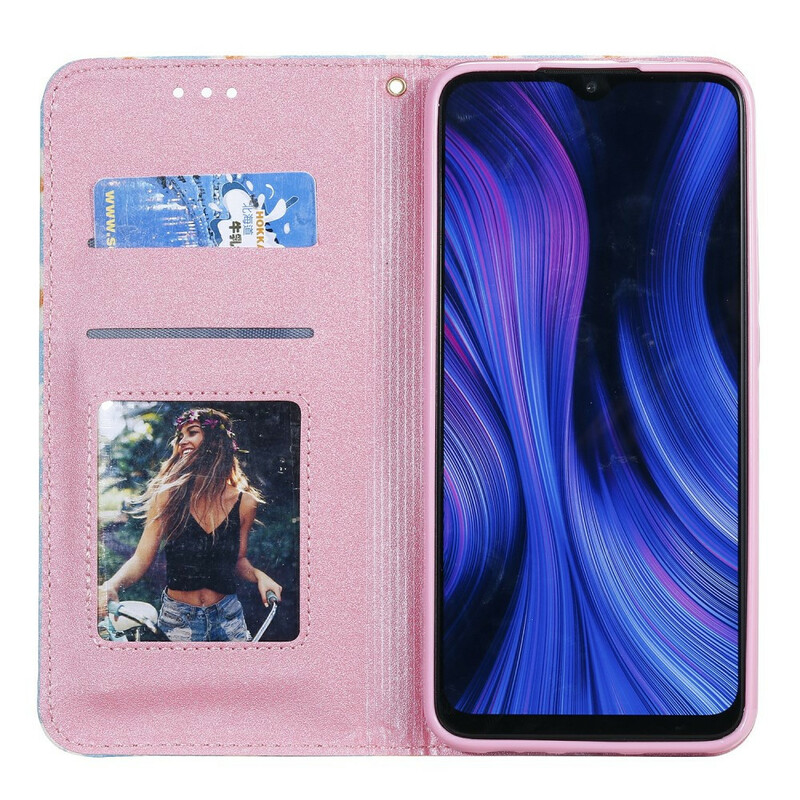 Flip Cover Xiaomi Redmi 9 Marguerites Flip Cover Xiaomi Redmi 9 Marguerites