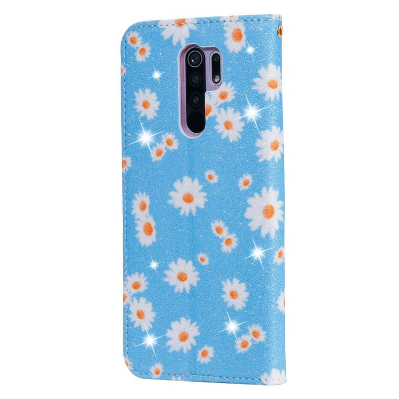 Flip Cover Xiaomi Redmi 9 Marguerites Flip Cover Xiaomi Redmi 9 Marguerites
