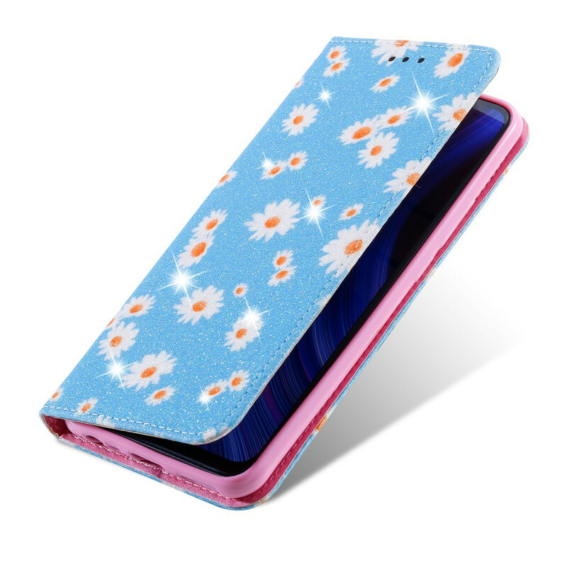 Flip Cover Xiaomi Redmi 9 Marguerites Flip Cover Xiaomi Redmi 9 Marguerites
