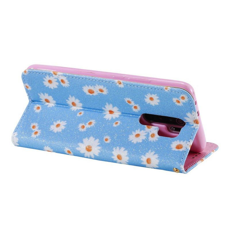 Flip Cover Xiaomi Redmi 9 Marguerites Flip Cover Xiaomi Redmi 9 Marguerites