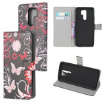 Housse Xiaomi Redmi 9 Papillons et Fleurs Housse Xiaomi Redmi 9 Papillons et Fleurs