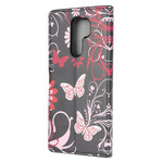 Housse Xiaomi Redmi 9 Papillons et Fleurs Housse Xiaomi Redmi 9 Papillons et Fleurs