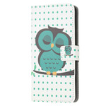 Housse Xiaomi Redmi 9 Hibou Endormi