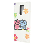 Housse Xiaomi Redmi 9 Couple de Hiboux Housse Xiaomi Redmi 9 Couple de Hiboux