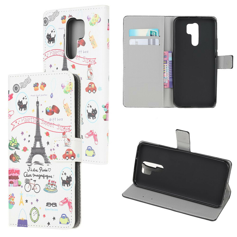 Housse Xiaomi Redmi 9 J'adore Paris