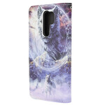 Housse Xiaomi Redmi 9 Loup en Hiver avec Lanière Housse Xiaomi Redmi 9 Loup en Hiver avec Lanière