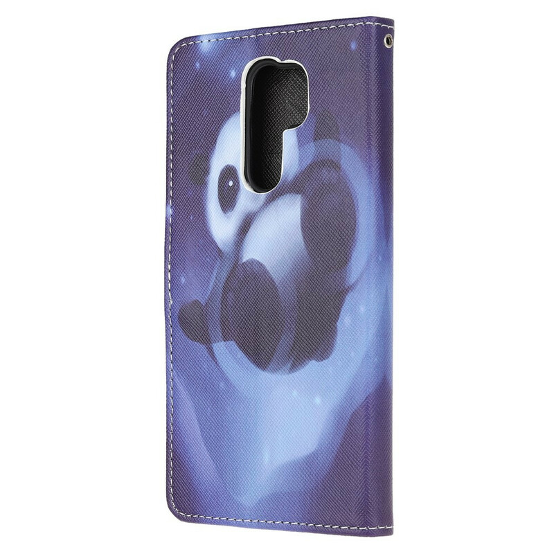 Housse Xiaomi Redmi 9 Panda Space à Lanière