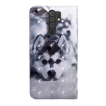Housse Xiaomi Redmi 9 Chien Noir et Blanc Housse Xiaomi Redmi 9 Chien Noir et Blanc