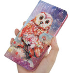 Housse Xiaomi Redmi 9 Hibou le Peintre Housse Xiaomi Redmi 9 Hibou le Peintre