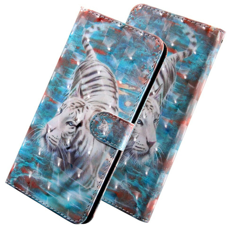 Housse Xiaomi Redmi 9 Tigre dans l'Eau