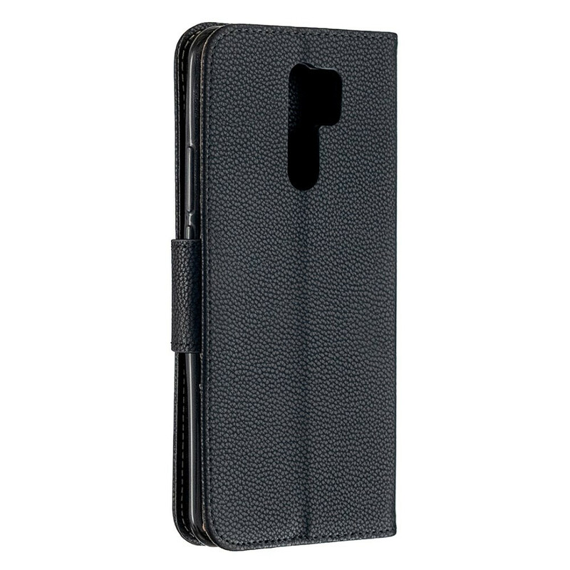 Housse Xiaomi Redmi 9 Litchi Rabat Oblique Housse Xiaomi Redmi 9 Litchi Rabat Oblique