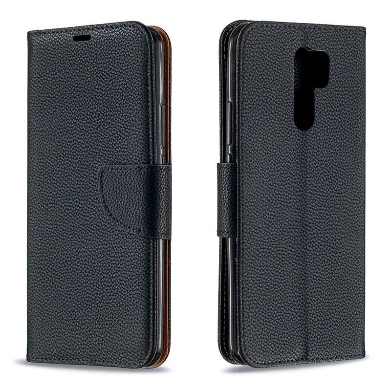 Housse Xiaomi Redmi 9 Litchi Rabat Oblique Housse Xiaomi Redmi 9 Litchi Rabat Oblique