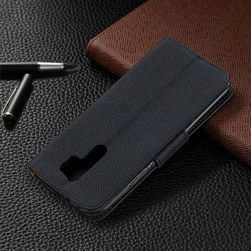 Housse Xiaomi Redmi 9 Litchi Rabat Oblique Housse Xiaomi Redmi 9 Litchi Rabat Oblique