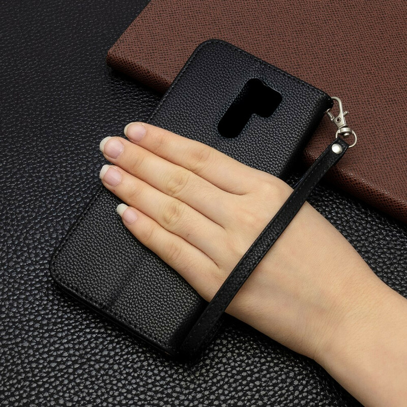 Housse Xiaomi Redmi 9 Litchi Rabat Oblique Housse Xiaomi Redmi 9 Litchi Rabat Oblique