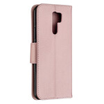 Housse Xiaomi Redmi 9 Litchi Rabat Oblique